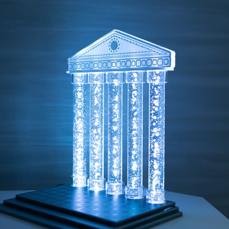 ディスプレイ棚収納LED光る推し活コレクション飾る写真イラスト作成制作製作オリジナルオーダー