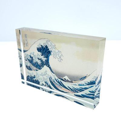 浮世絵アクリルブロック